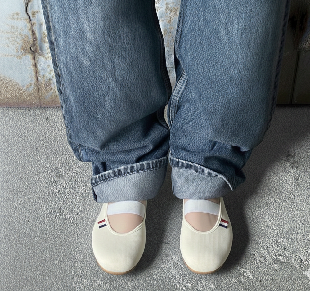 Canvas Ballet flats