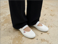 Ballerines en toile blanches — L'Originale