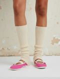 Ballerines en toile rose Bubble Gum